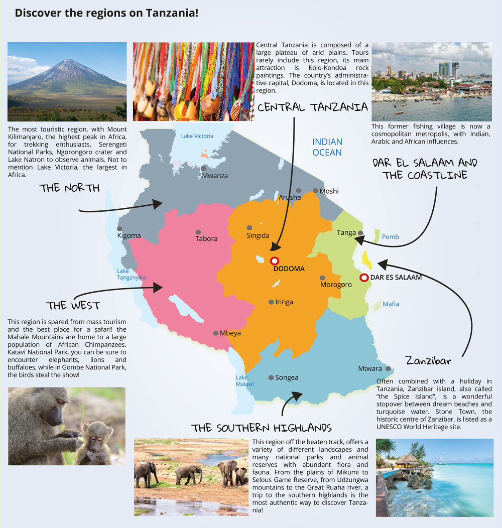 Tanzania-map
